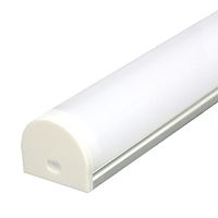 Профиль для светодиодной ленты накладной Feron (CAB263) 2000x24x20мм, 2 заглушки, 200см картинка 